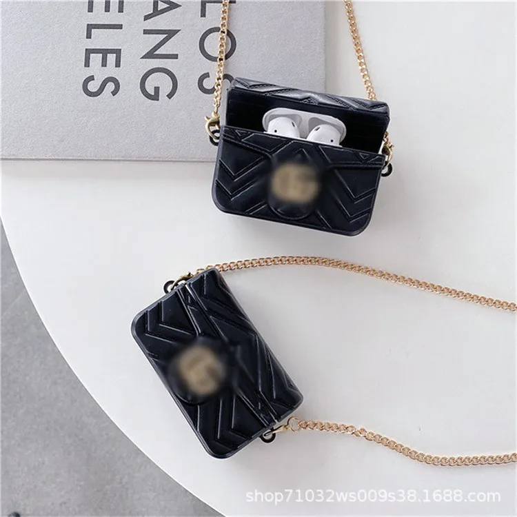 

For AirPods 3 Cases Creative Crossbody Bags AirPods Pro Apple Airpods 2 Headphone Cases for Girls Gift Cute Kawaii Luxury Cases