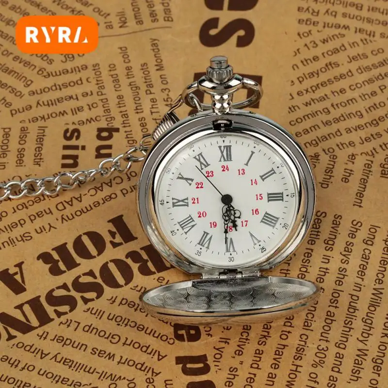 

Quartz Pocket Watch Fashion High-quality Solid Color As A Gift Double Sided Glossy Pocket Watches Watches Pocket Watch Durable