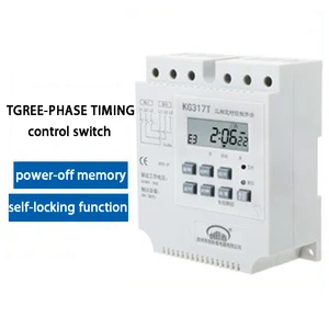 KG317T  Programmable Time Relay 3 Phase Time Switch 380V Digital Microcomputer Control Time Relay Electronic Digital Time Relay