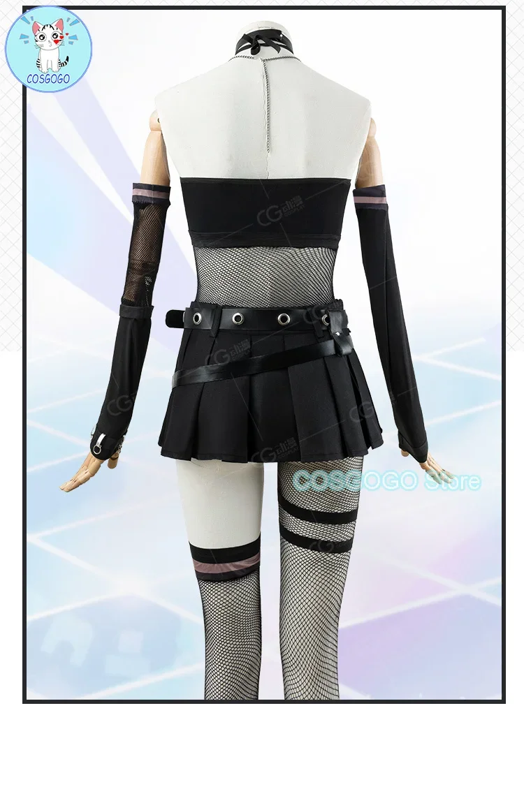 COSGOGO [по индивидуальному заказу] Vtuber Nijisanji Mika Mel (0) Косплей Костюм Хэллоуин наряды