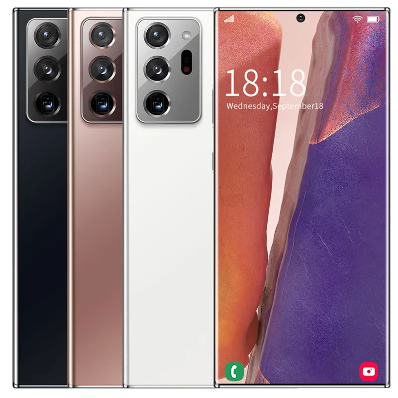 global version note 20u smartphone 7 5inch 8gb256gb android 10 100 original mobile phone 4g5g free global shipping