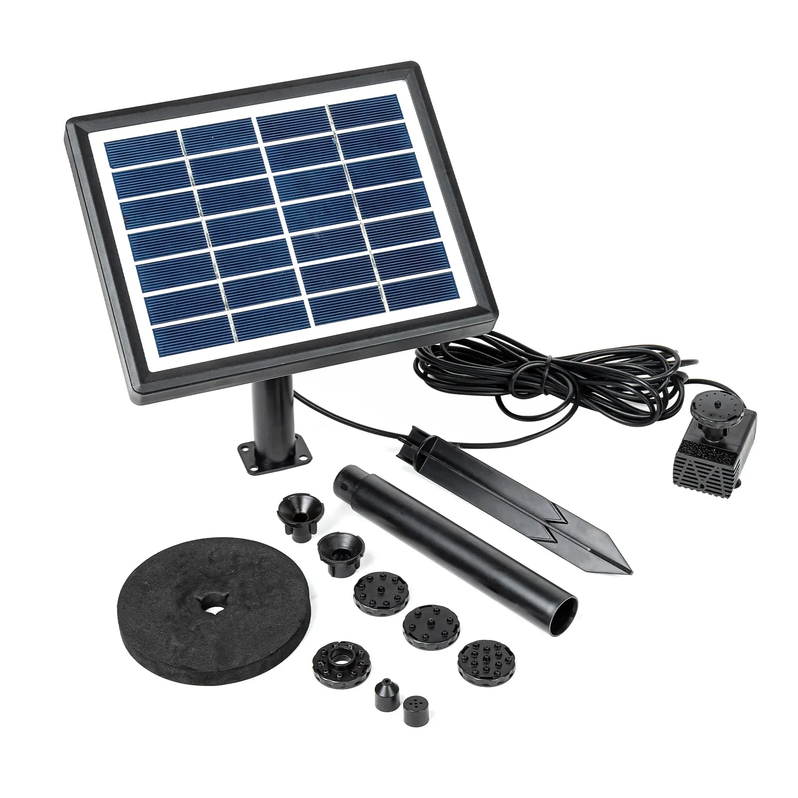 

7 в/3,5 Вт Солнечный фонтан с панелью водяной насос для птичьей ванны 7 в/3,5 Вт Уличный фонтан для маленького пруда внутреннего дворика сада и