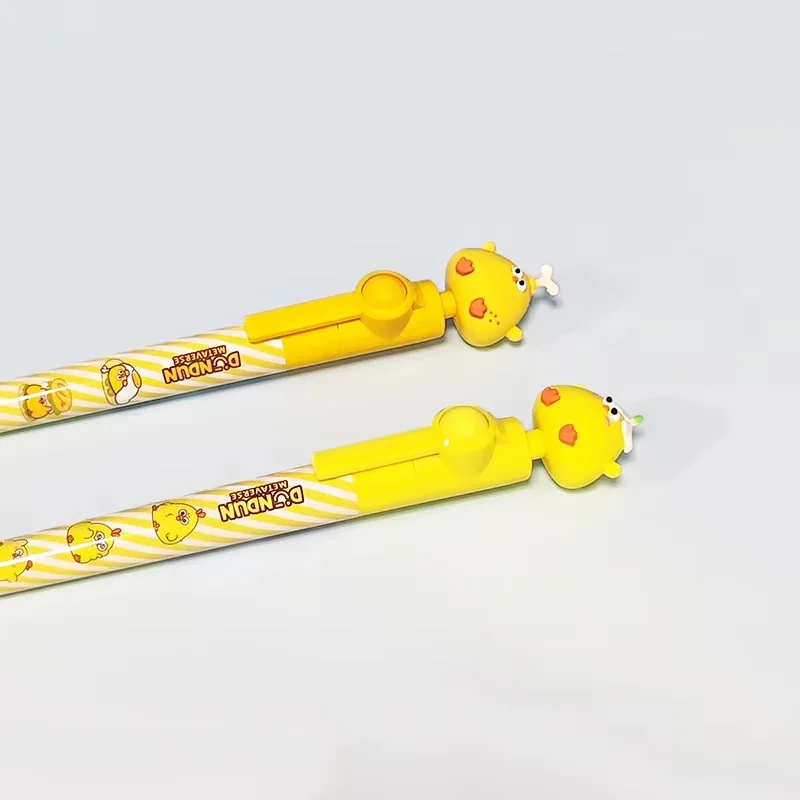 Miniso Dundun вращающаяся нейтральная ручка с курицей 0 5 мм Мультяшные куриные ножки