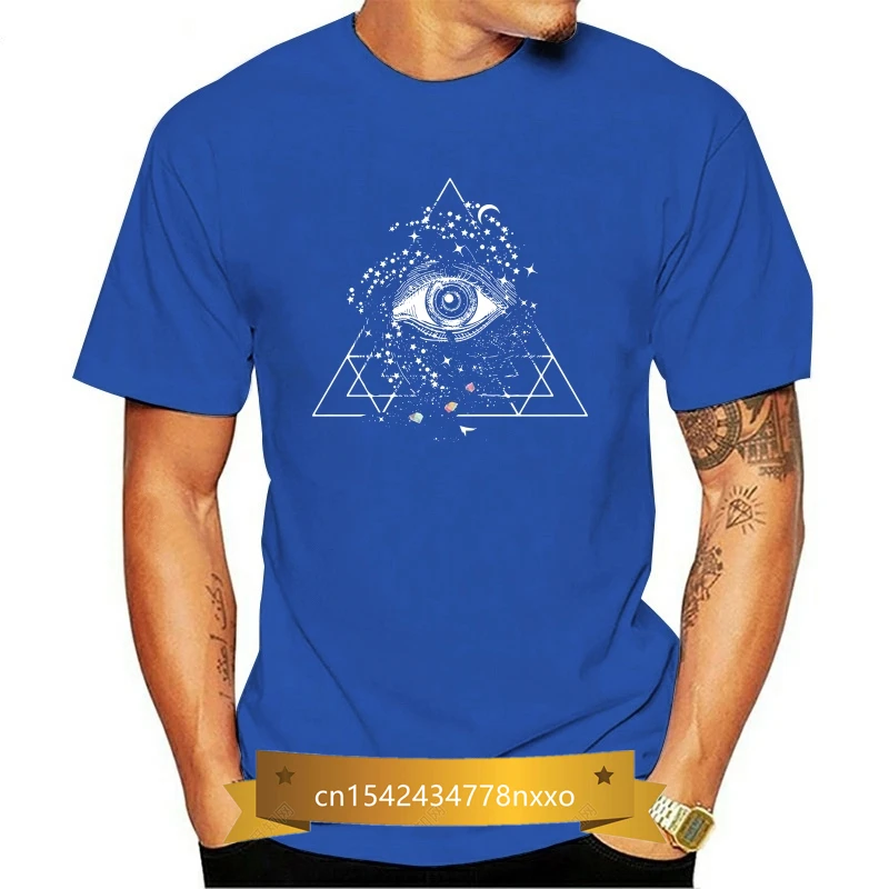 

Sacred Geometry Abstract Spiritual Shaman Space Hip Hop Novelty T Shirts Men Brand Clothing Top
