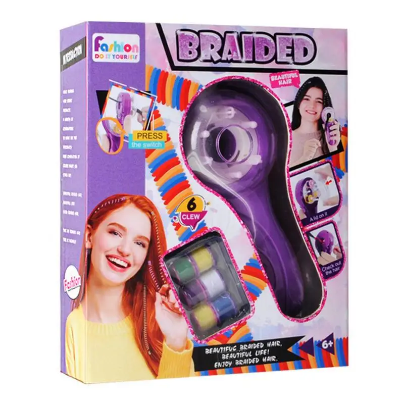 

Electric Automatic Hair Braider DIY Braiding Hairstyle Tools Twist Braider Machine Hair Braid Weave Tool For Girls New Year Gift