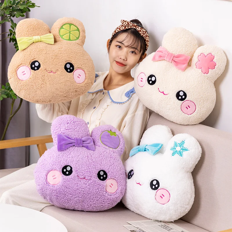 

Плюшевая подушка-кролик Сакура Kawaii, мягкая подушка, симпатичные игрушки для детей, детская кукла, декор для спальни, Зимний Рождественский подарок