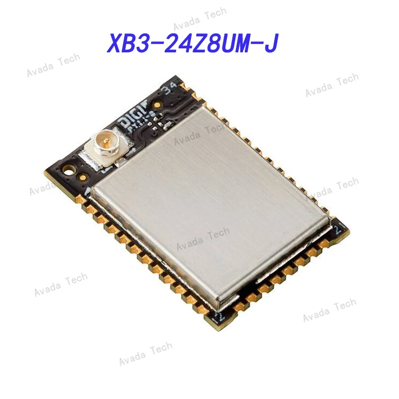 Avada Tech XB3-24Z8UM-J 802.15.4 Zigbee® Transceiver Module 2.4GHz Antenna Not Included, U.FL Surface Mount