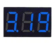

Светодиодный вольтметр, LED измеритель напряжения, 100 В постоянного тока, 3 провода