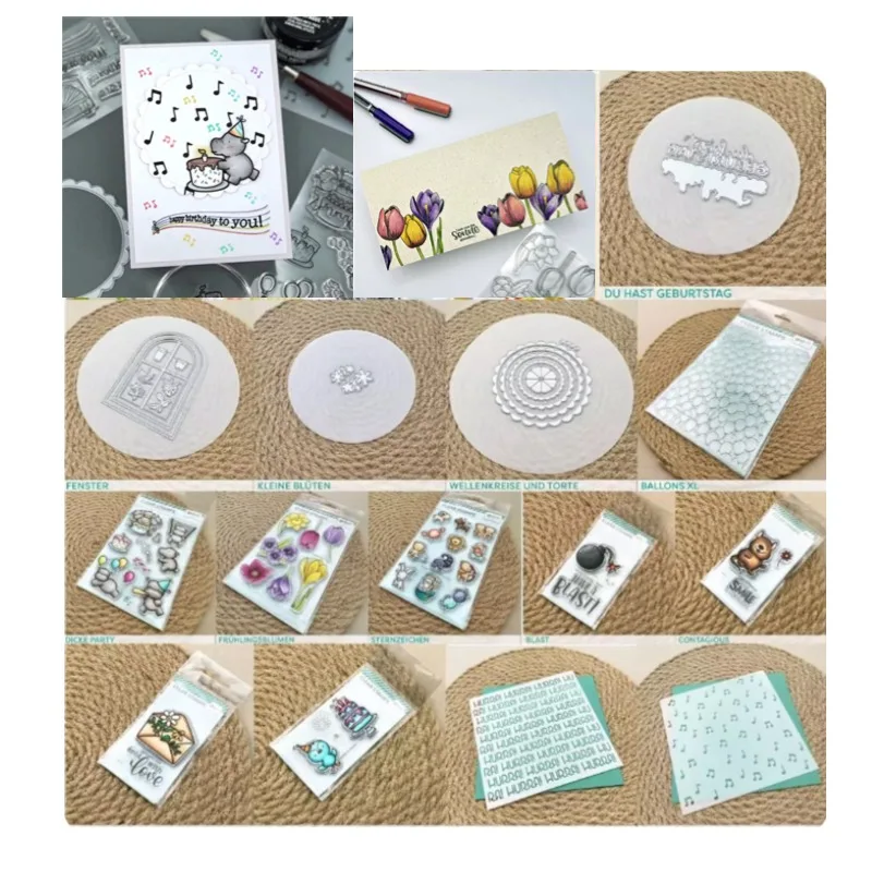 Вырезанные штампы и Φ декоративный трафарет с тиснением сделай сам