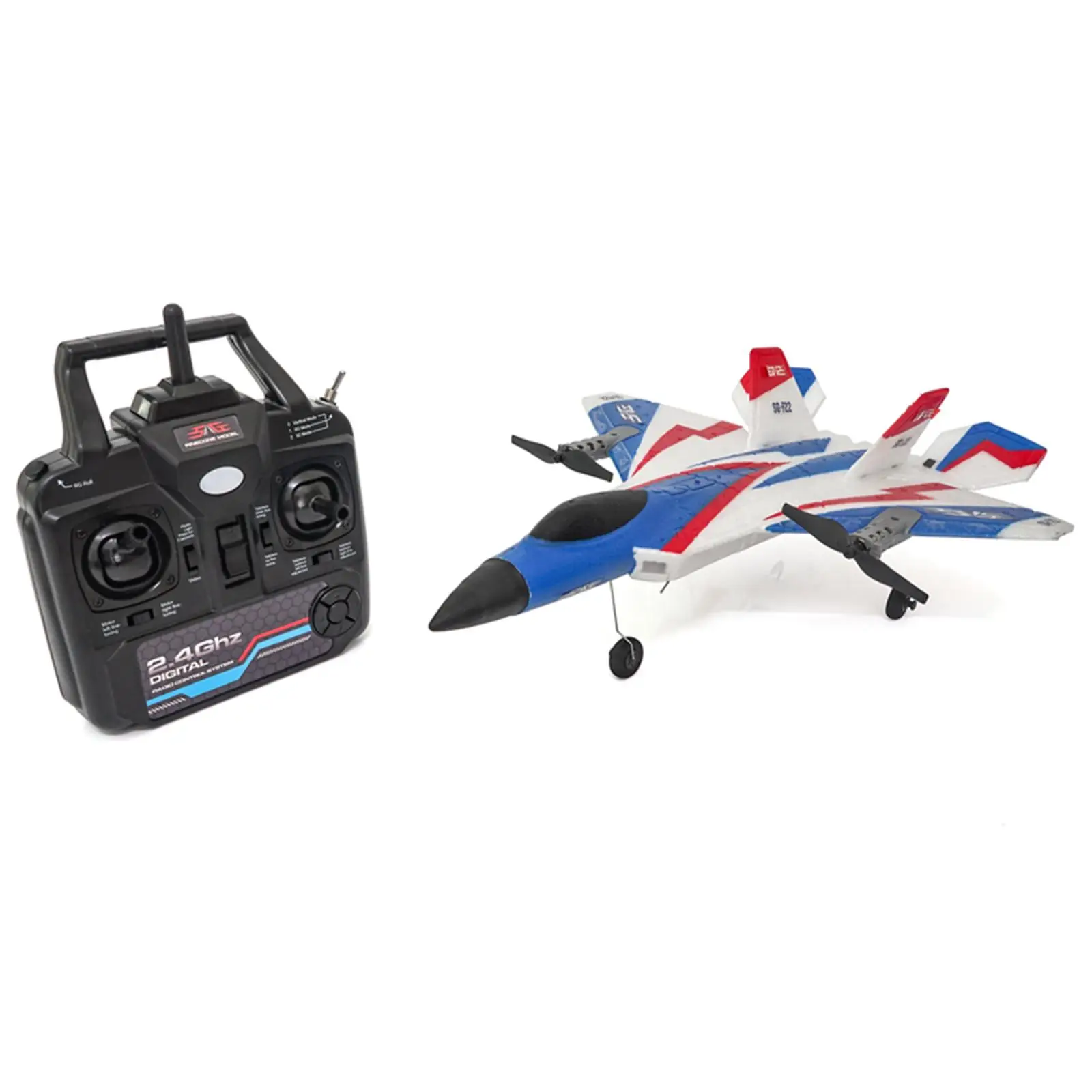 EPP Foam Remote Control Aircraft Ready to Fly 3D 6G Vertical Flying Remote Control Fighter for Beginners Children Birthday Gifts