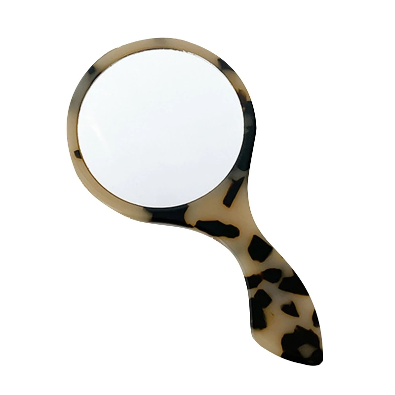

Creative Makeup Mirror Handheld Cosmetic Mirror with Handle Cute SPA Salon Mirrors Styling Tool