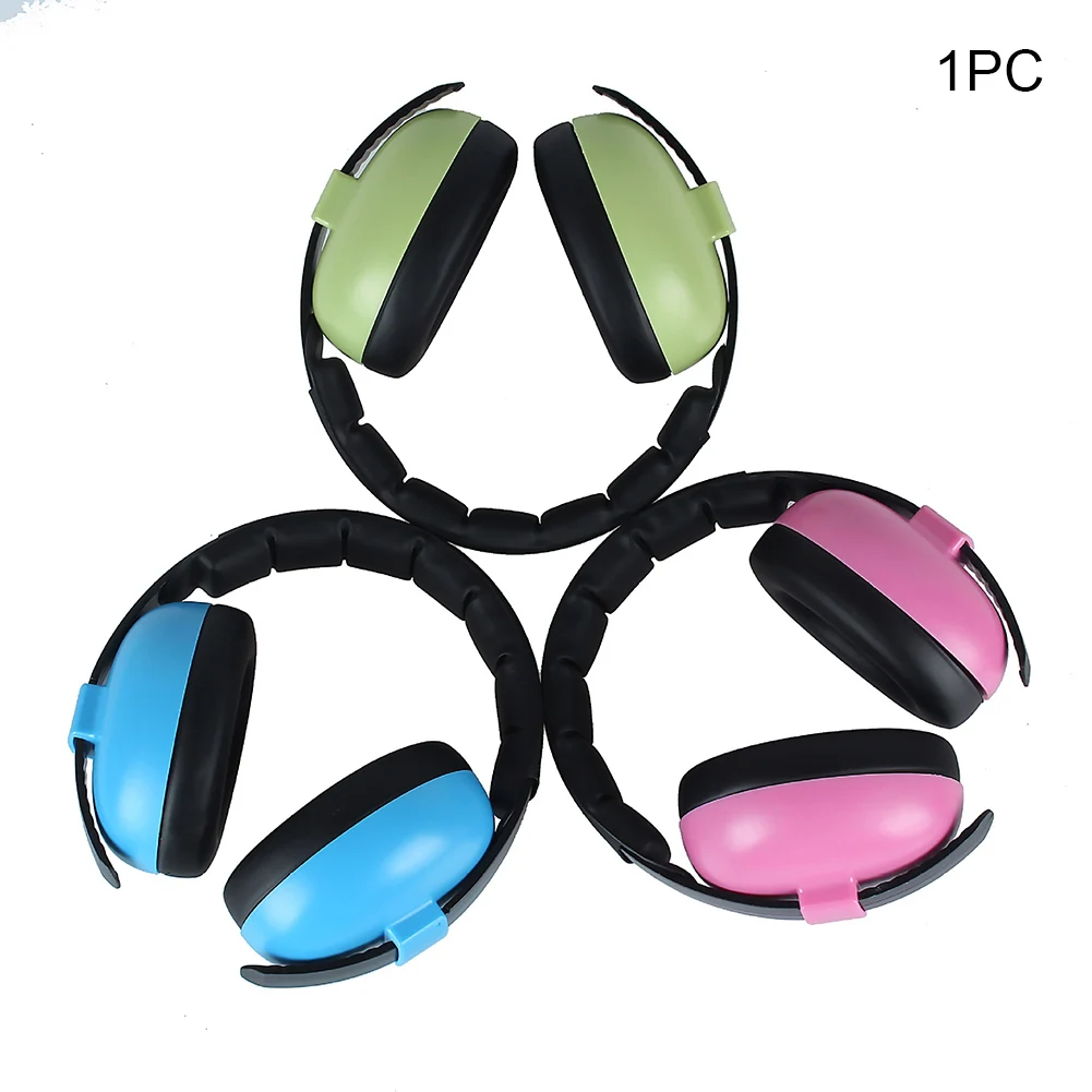 

Noise Canceling Adjustable padded Headband Home Soft Comfortable Earmuffs ABS Headphone Ear Protection Care For 0-3 Years Old
