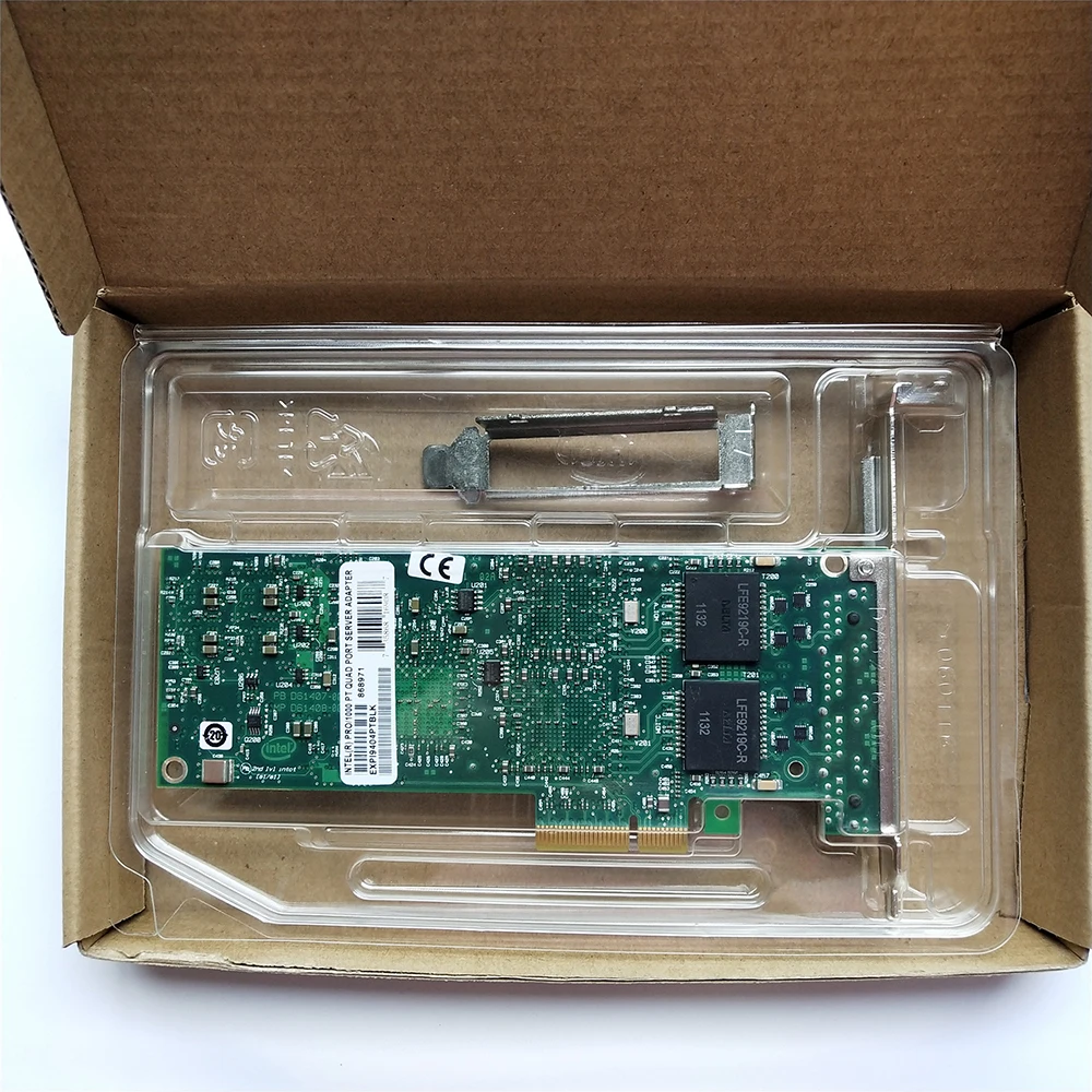 Для 4-портовой гигабитной сетевой карты INTEL at9404ptlblk 82571 at9404ptl