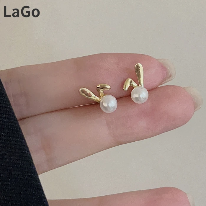 

Fashion Jewelry 925 Silver Needle Cute Jewelry Sweet Design Popular Simulated Pearl Earring For Women Wedding Gifts Wholesale