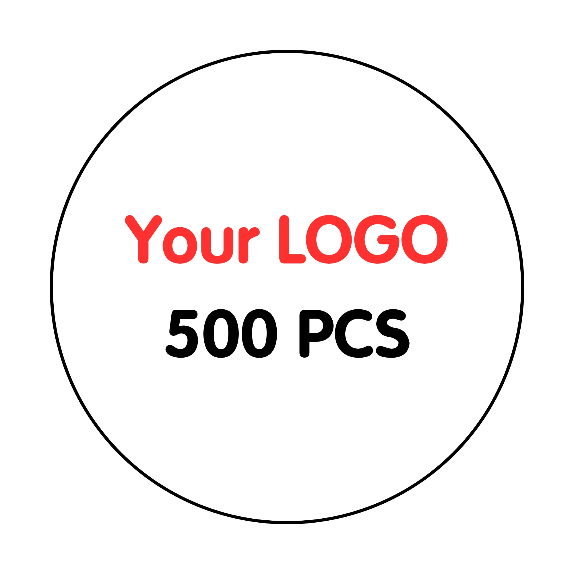 

Круглые наклейки на заказ, 500 шт., мелованная бумага