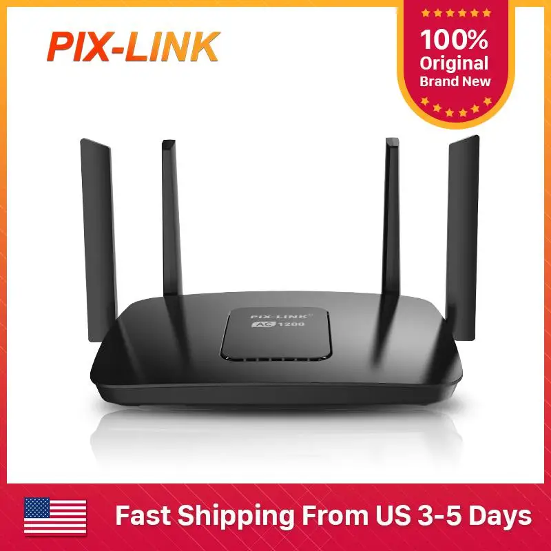 

Wi-Fi роутер PIXLINK 1200 Мбит/с, 2,4 ГГц