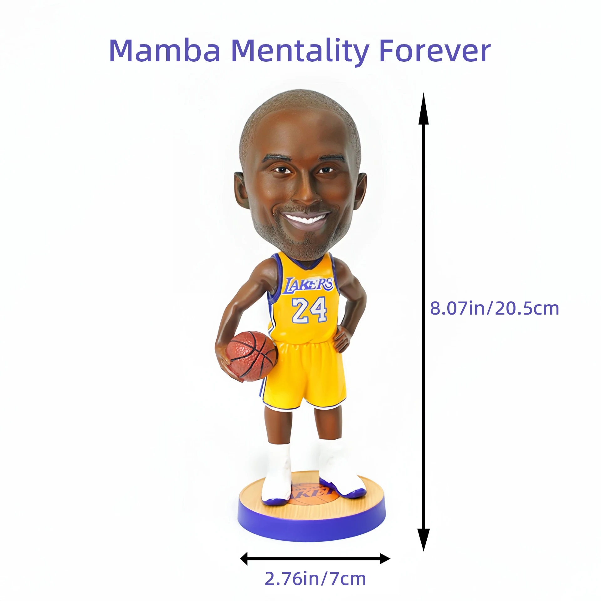 Фото 20 см MINISO и NBA баскетбольная звезда ПВХ фигурка встряхивающейся головой фигурка украшение дома орнамент произведения искусства подарок бойфренду на день рождения №5