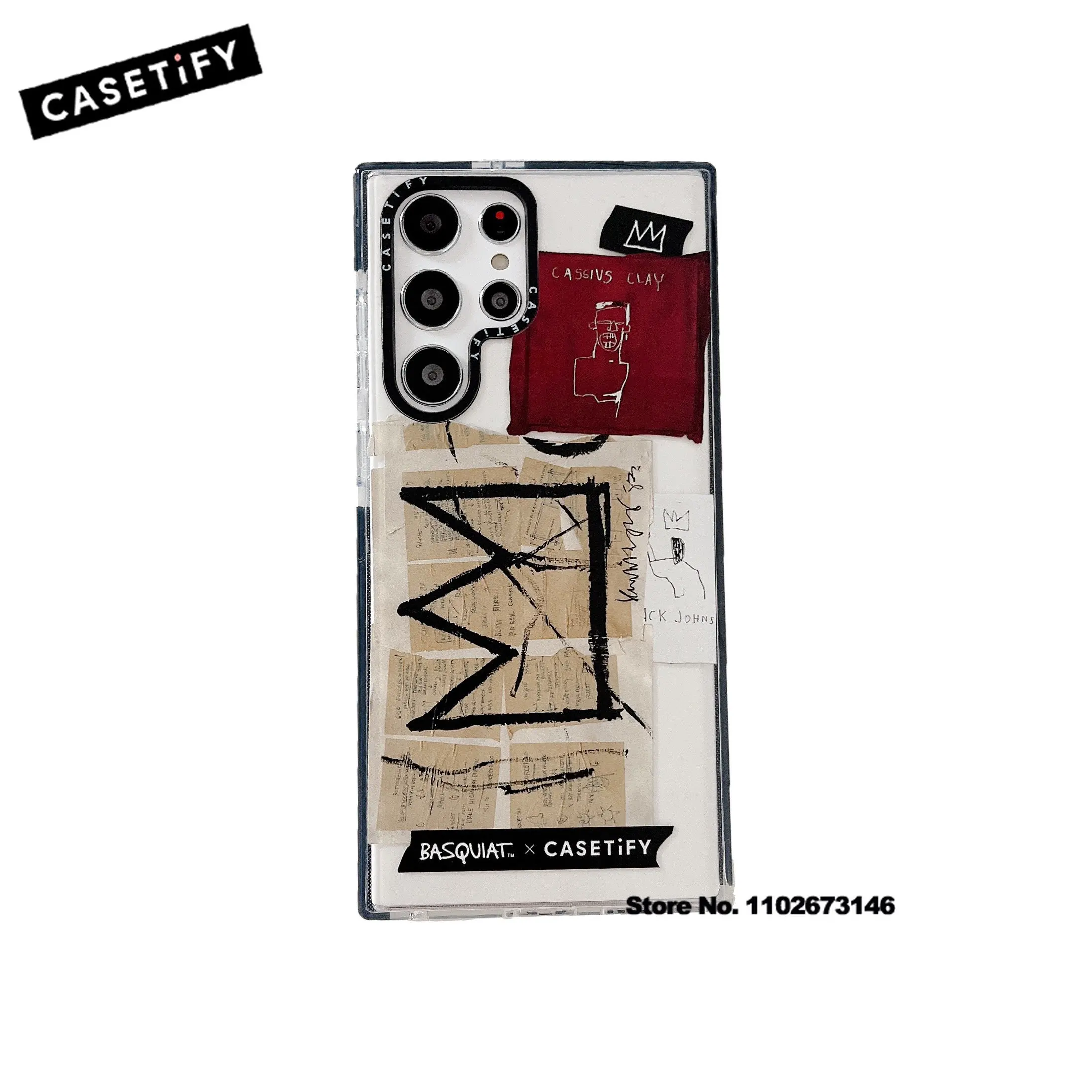 

Чехол CASETIFY для телефона из ТПУ с художественным граффити для Samsung S20, S23, S22, S21 Plus, S22, Ультрамодный мультяшный противоударный чехол F0310