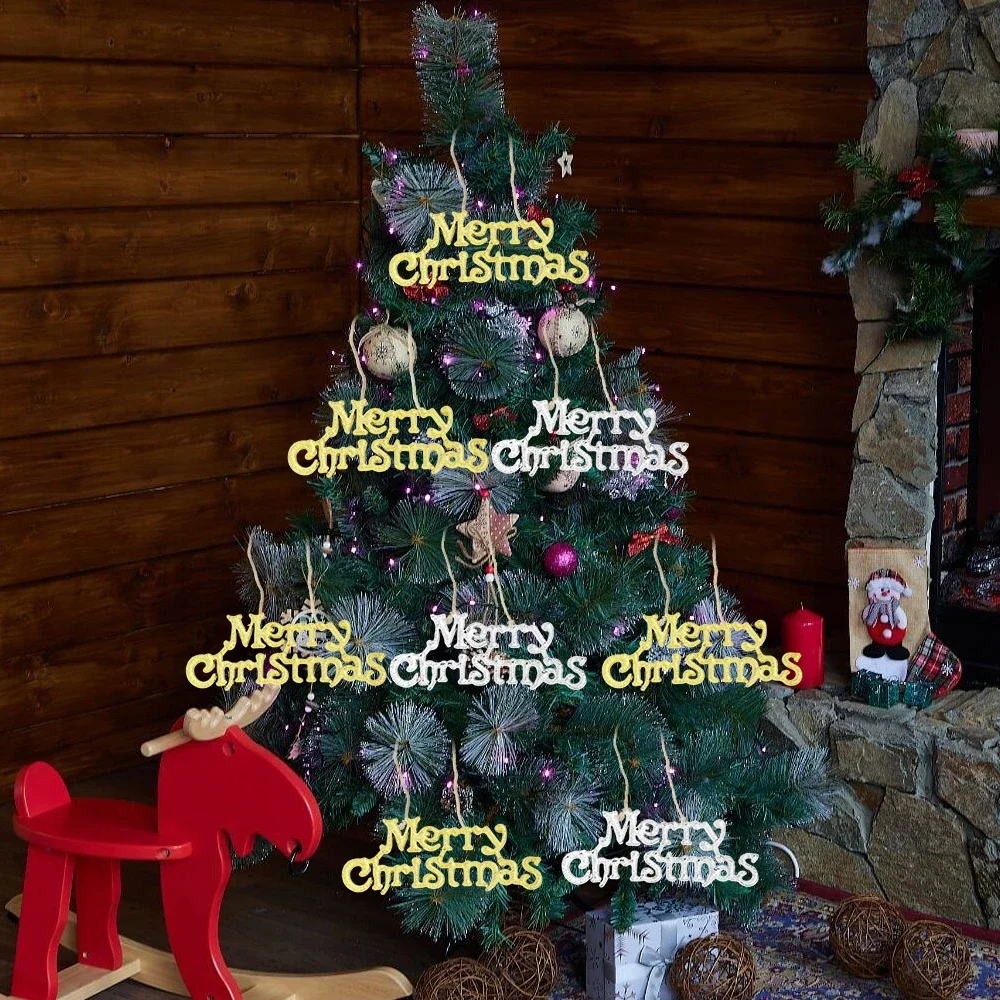 Подвесной знак с надписью &quotMerry Christmas&quot