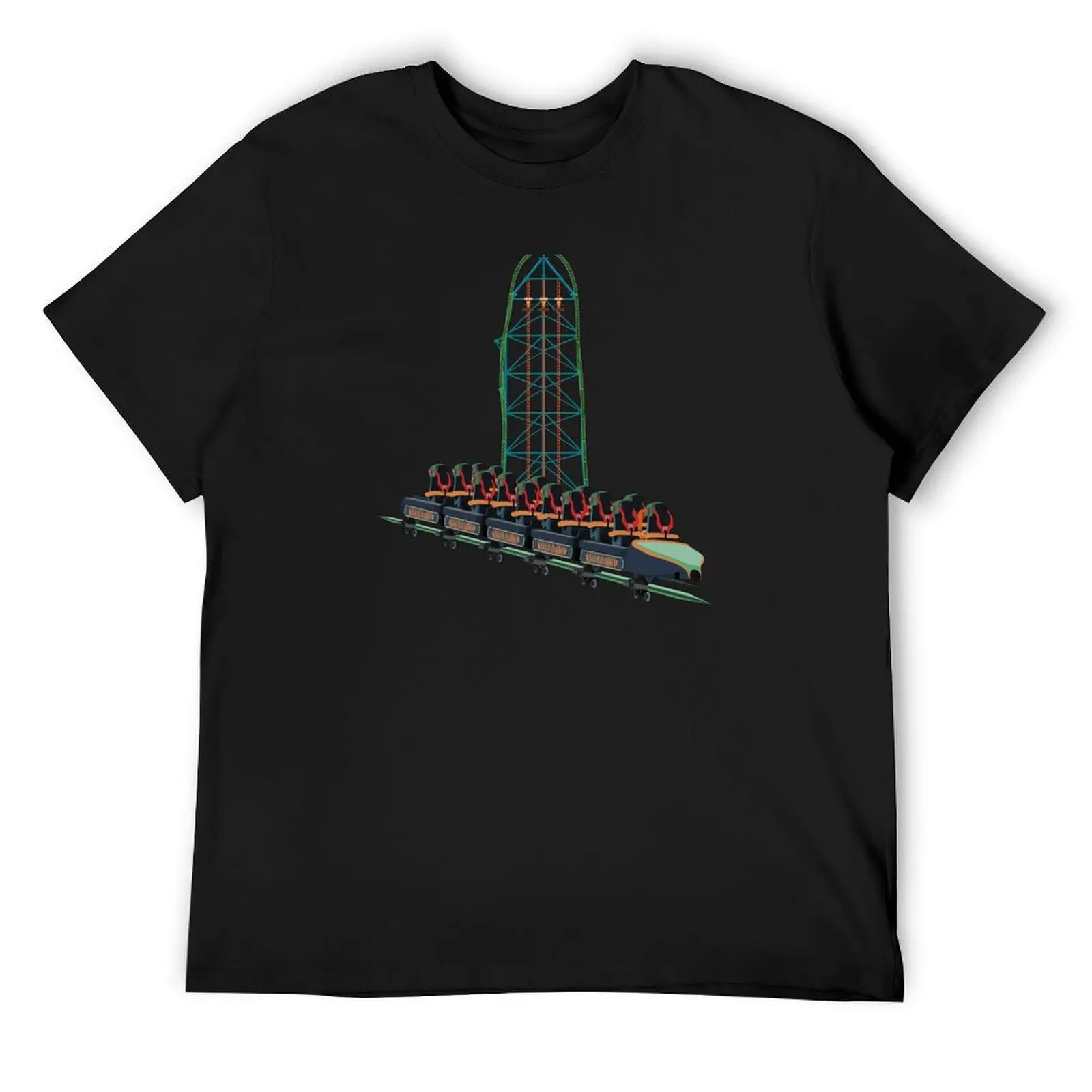 Kingda Ka Intamin Coaster Design футболка одежда в стиле хиппи летние топы возвышенная мужская