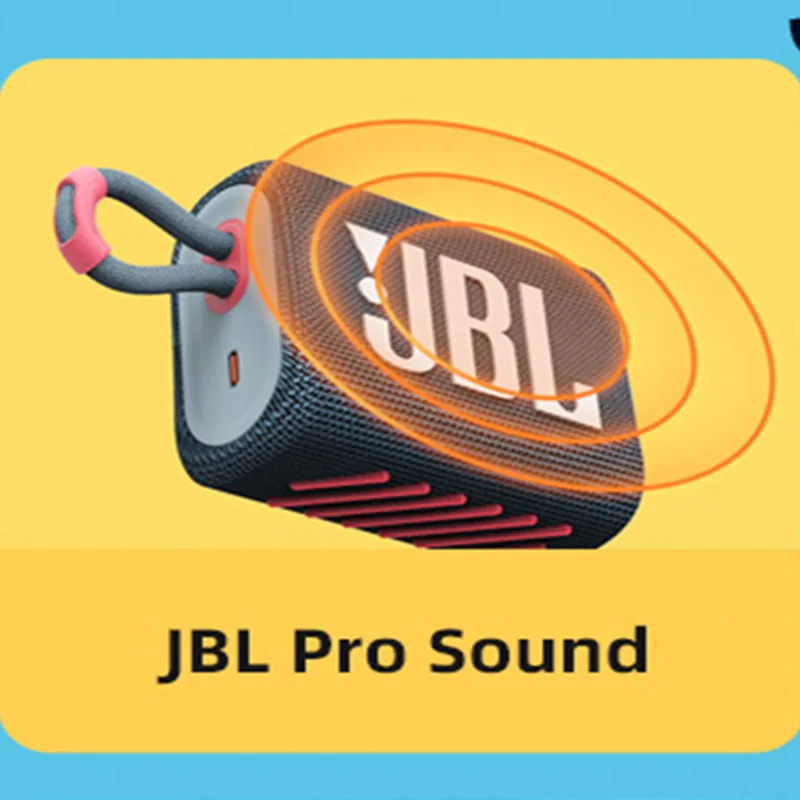 Original JBL GO3 bluetooth speaker Portable Waterproof Mini Speaker Outdoor Speakers Sport Bass Sound 5 Hours Battery | Электроника