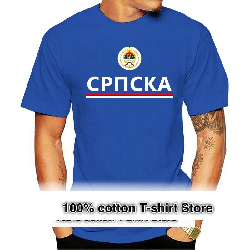 

Мужская футболка Humor, Оригинальная футболка Srpska Sporter, стильная футболка в цирсиллическом стиле, футболка большого размера XXXL унисекс, футболки 2021