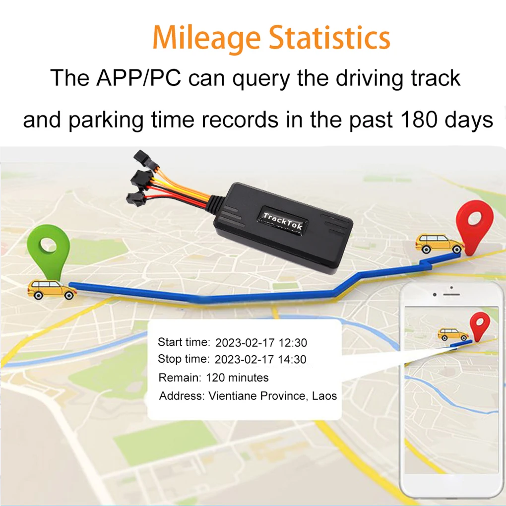 4G Автомобильный 8-контактный GPS-трекер CY06 локатор GPS Отслеживание в реальном