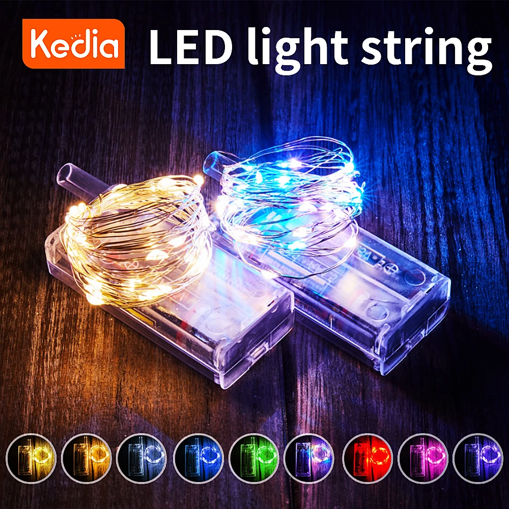 

Kedia Copper Wire String Lights Led Light Holiday Outdoor Lamp Garland Christmas Tree Wedding Party Decoration Strings Lights