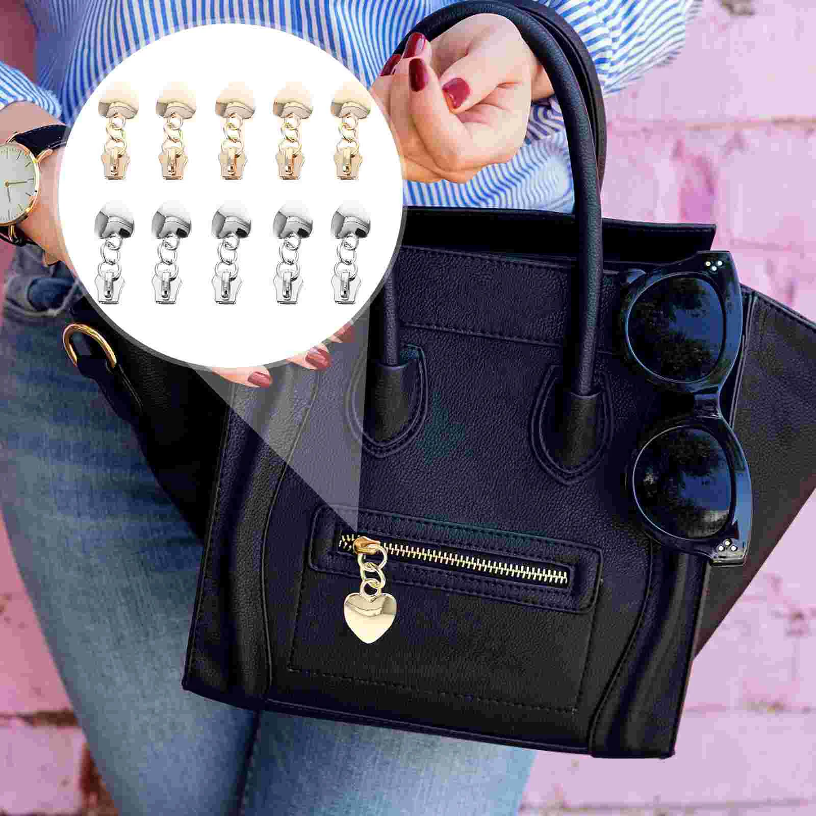 

Zipper Repair Replacementkit Puller Slider Metal Head Luggage Pursescoat Parts Tabs Kits Tags Fixers Garment Clothingbag Jackets