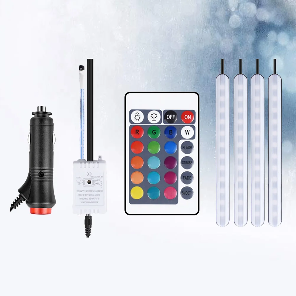 

Colorful Vehcicle Atmosphere Lamp Decorative Lamp Underlight Beautiful Atmosphere Lamp Decor LED Light for Car Auto (F7 and USB