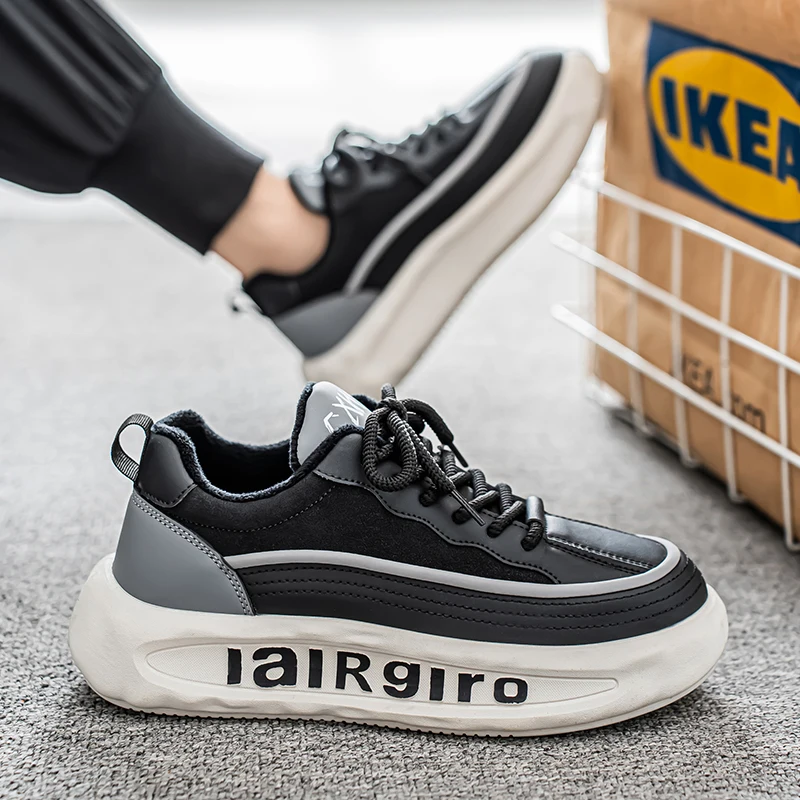 2024 Nem модная и теплая мужская обувь осенне-зимняя популярная толстая бархатная