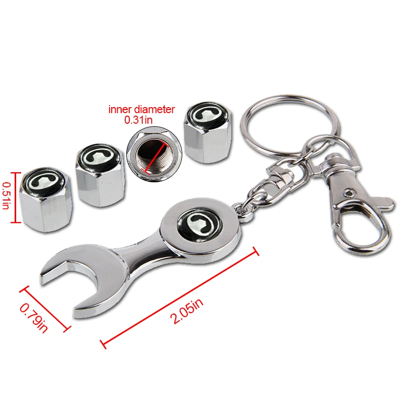 5 шт. крышка клапана автомобильной шины серебряный ключ инструмент для Haval Jolion 2021