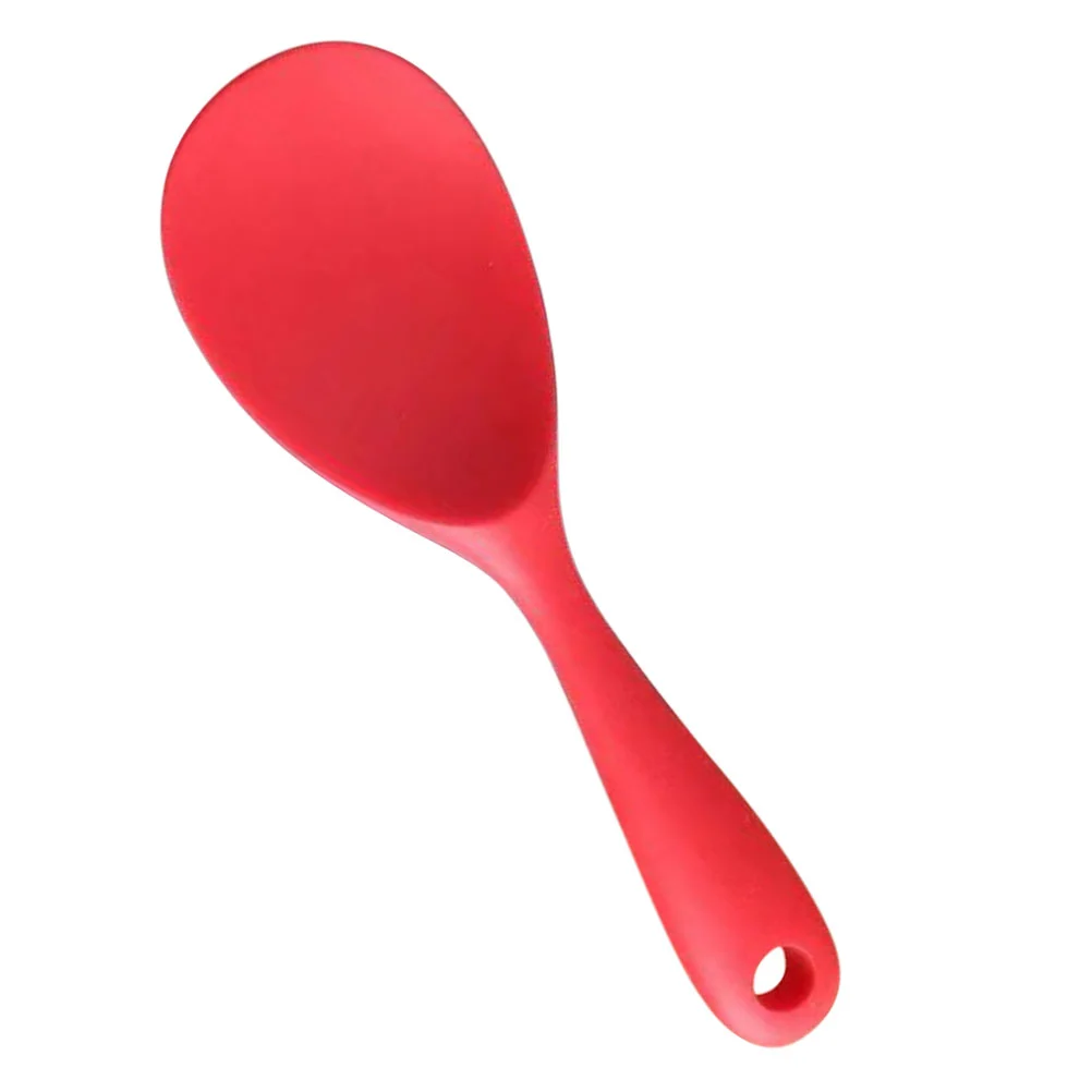 

Rice Spoon Paddle Spatula Cooker Ladle Serving Scooper Silicone Kitchen Scoop Potato Cooking Stick Non Server Sushi Spoons Soup