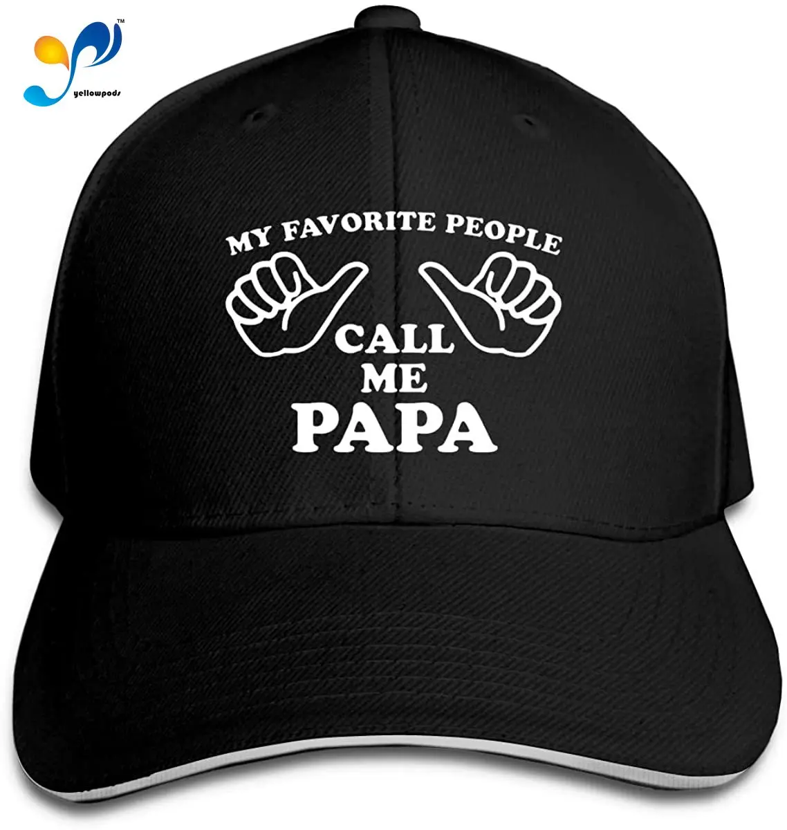 

My Favorite People Call Me Papa 1 Boy and Women Classic Pointed Cap Hats