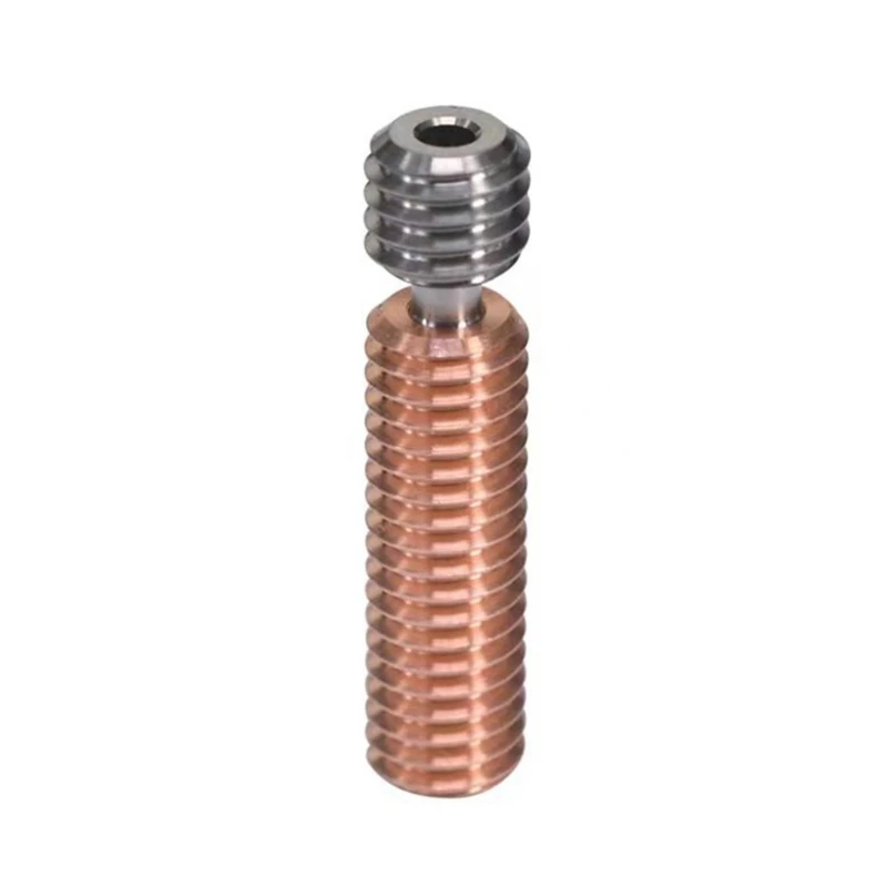 

3D Printer Bi-Metal Heat Break Titanium-Alloy + Copper-Alloy Throat Pipe for 1.75mm 3D Printer Extruder Hotend Heatbreak