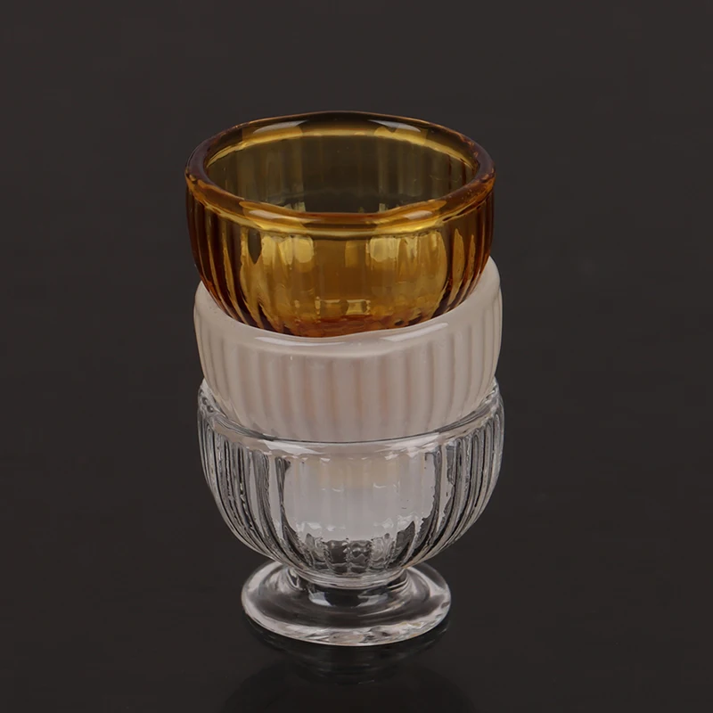 

2022 1:12 Dollhouse Miniature Glass Fruit Plate Bowl Tray Model Dolls Accessories Toys for Baby Children Wholesale