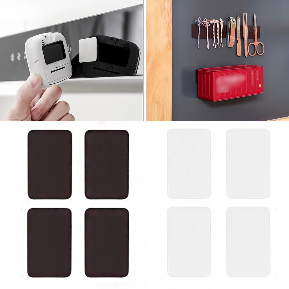 Magnet Sheet Wall Hanger Magnetic Stickers Tile Kitchen Cup Storage Sheet Adhesive Refrigerator Tool Strong Magnet Patch Set