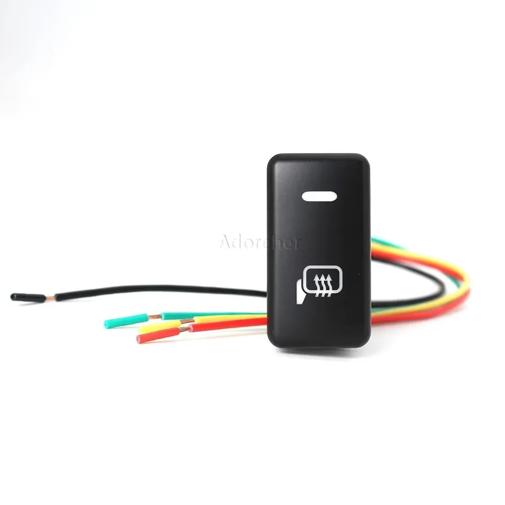 

Подходит для Toyota Tacoma Land Cruiser Reiz Hilux Prado 120 FJ CRUISE, автомобильный оранжевый светодиодный светильник, кнопка обогрева зеркала заднего вида