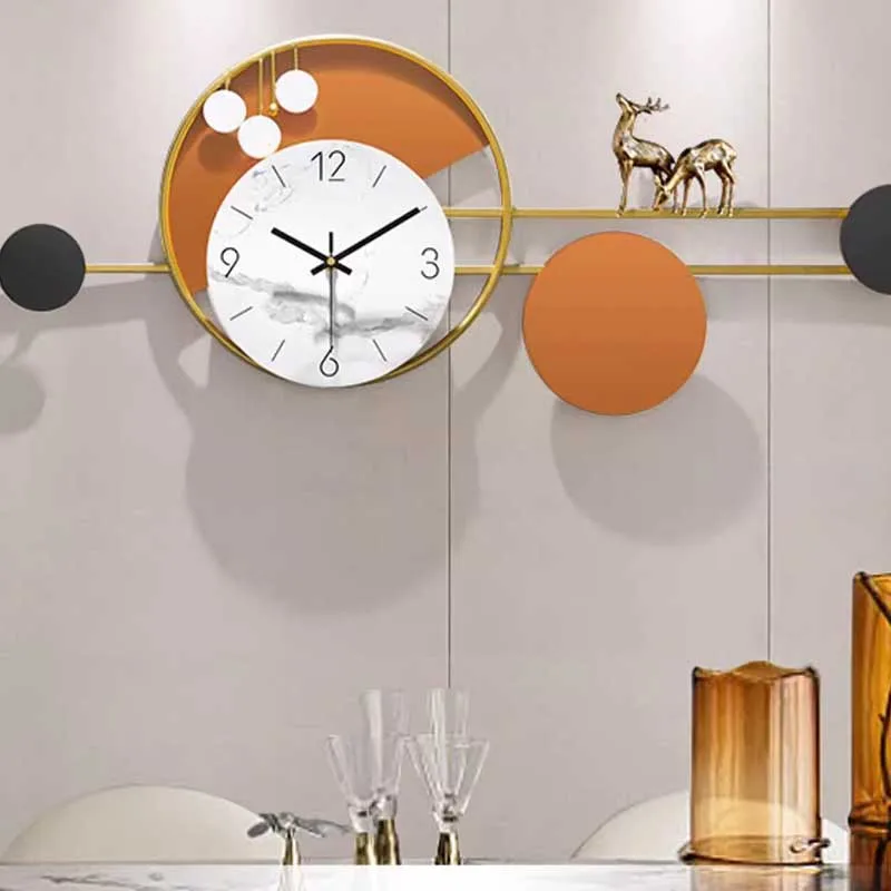Тихие настенные часы в скандинавском стиле оригинальные Мультяшные модные для