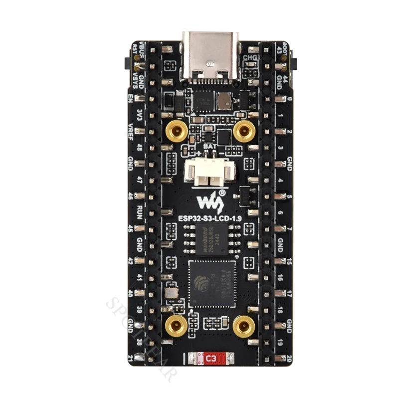 Фото ESP32 S3 N16R8 Макетная плата 1,9-дюймовый ЖК-дисплей 1,9-дюймовый сенсорный экран 170×320 SD-порт RGB LED QMI8658 6-осевой ST7789 CST816 №2
