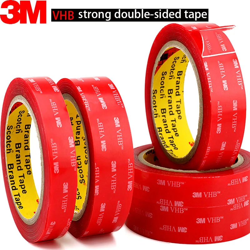 3M Office Tape Double-sided Adhesive Transparent Nano-tape Sunburn Temperature Resistant Strong Non-crawler Acrylic Car Glue