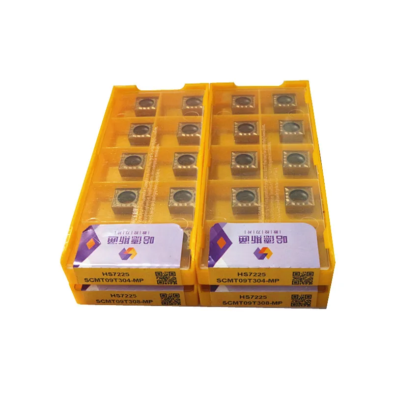 10 шт. SCMT09T304 Φ HS7225 токарный станок с ЧПУ режущая карбидная токарная вставка для