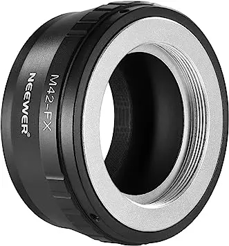 Адаптер для крепления объектива NEEWER M42 на Fuji X совместимый с объективом