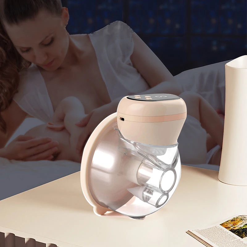 

Портативный переносной Электрический молокоотсос с USB-зарядкой, бесшумный портативный молокоотсос без использования рук, автоматический молокоотсос