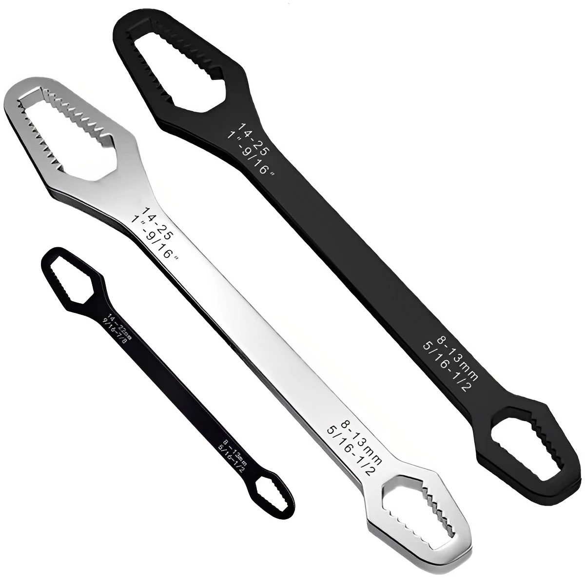 

3 шт. двухголовый Ключ Torx 5/16inch-7/8 дюймов многоцелевой самозатягивающийся гаечный ключ 8 мм-25 мм Универсальный ключ ремонтный инструмент