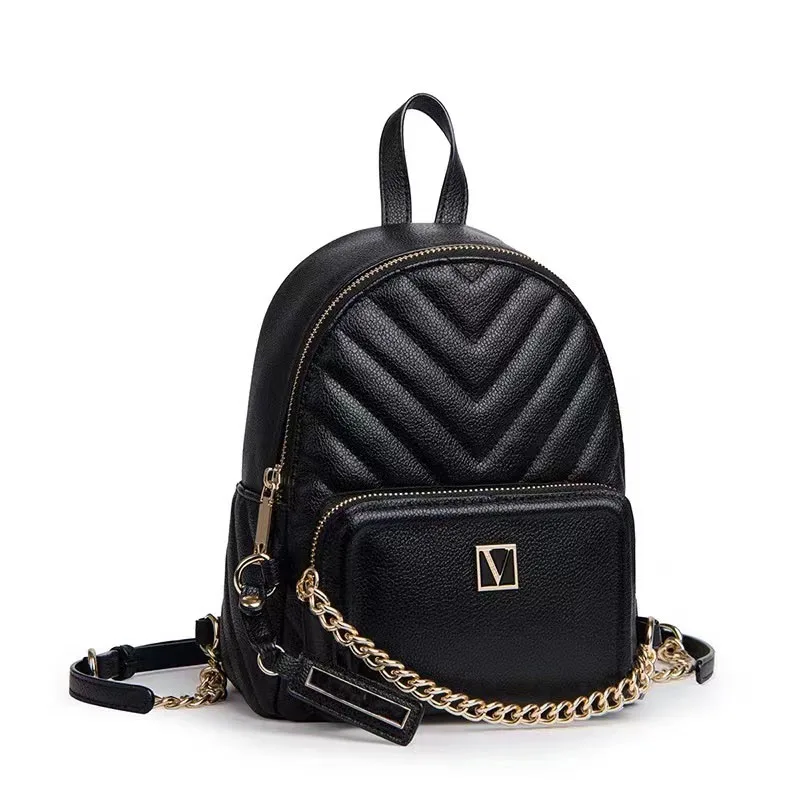 

2022 VS Women's Small Backpack Outdoor Storage Bag Student Schoolbag Travel Backpack Girl