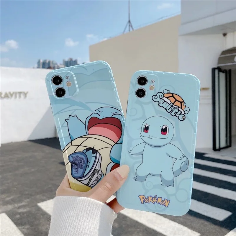 

Fashion Brand Squirtle 7 8 plus for X Xs XR Apple 11 Pro Phone Case Iphone12 Mini Silicone Xsmax