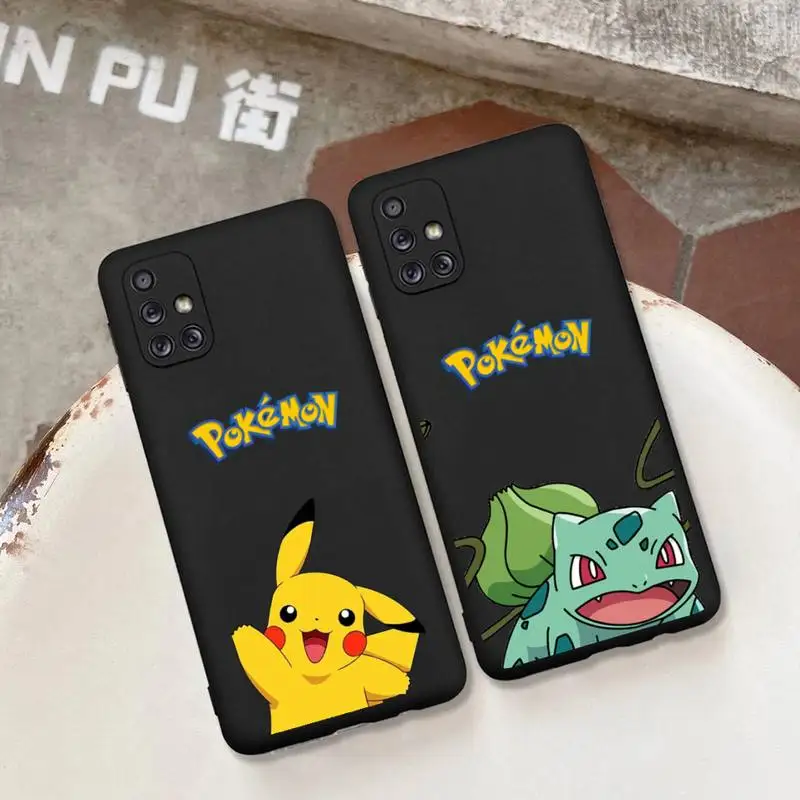 Купи Cute Cartoon Pokemon Pikachu Phone Case For Samsung Galaxy Note 20 Ultra 7 8 9 10 Plus lite M31S M30S M51 M21 Soft Cover за 117 рублей в магазине AliExpress