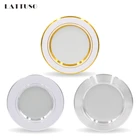 Светодиодный потолочный светильник 5 Вт, 9 Вт, 12 Вт, 15 Вт, 18 Вт, встраиваемый круглый светодиодный потолочный светильник AC 220 В, 230 В, 240 в, внутреннее освещение, теплый белый, холодный белый