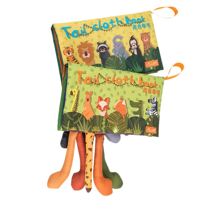 

Tumama Soft Animal Baby 3D Tails Books For Early Educational Toys